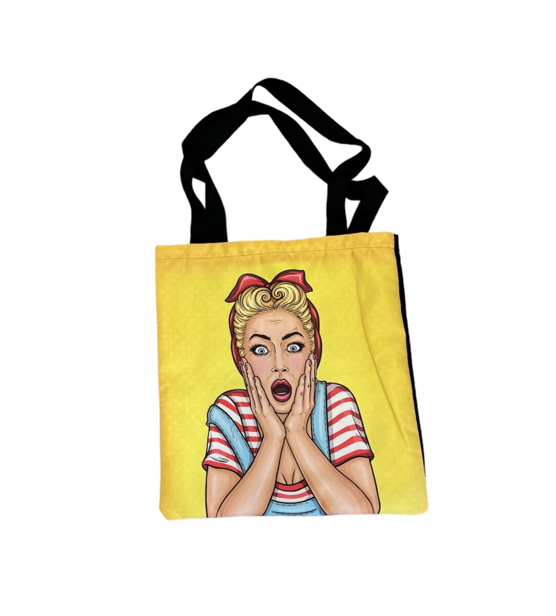 “The yellow lady ” bag Shopping Bag Ρούχα αξεσουάρ